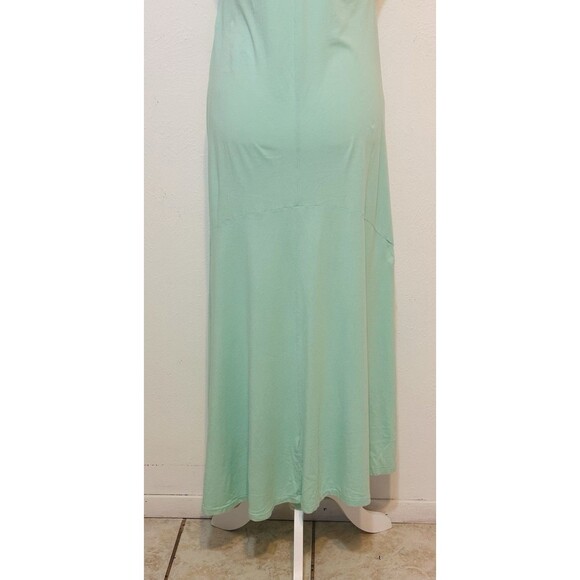 Polo Ralph Lauren Women Size M Mint Green Short Sleeve Maxi Dress Minimalist - Picture 9 of 13